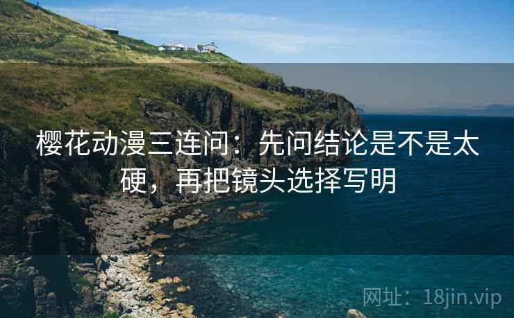樱花动漫三连问：先问结论是不是太硬，再把镜头选择写明